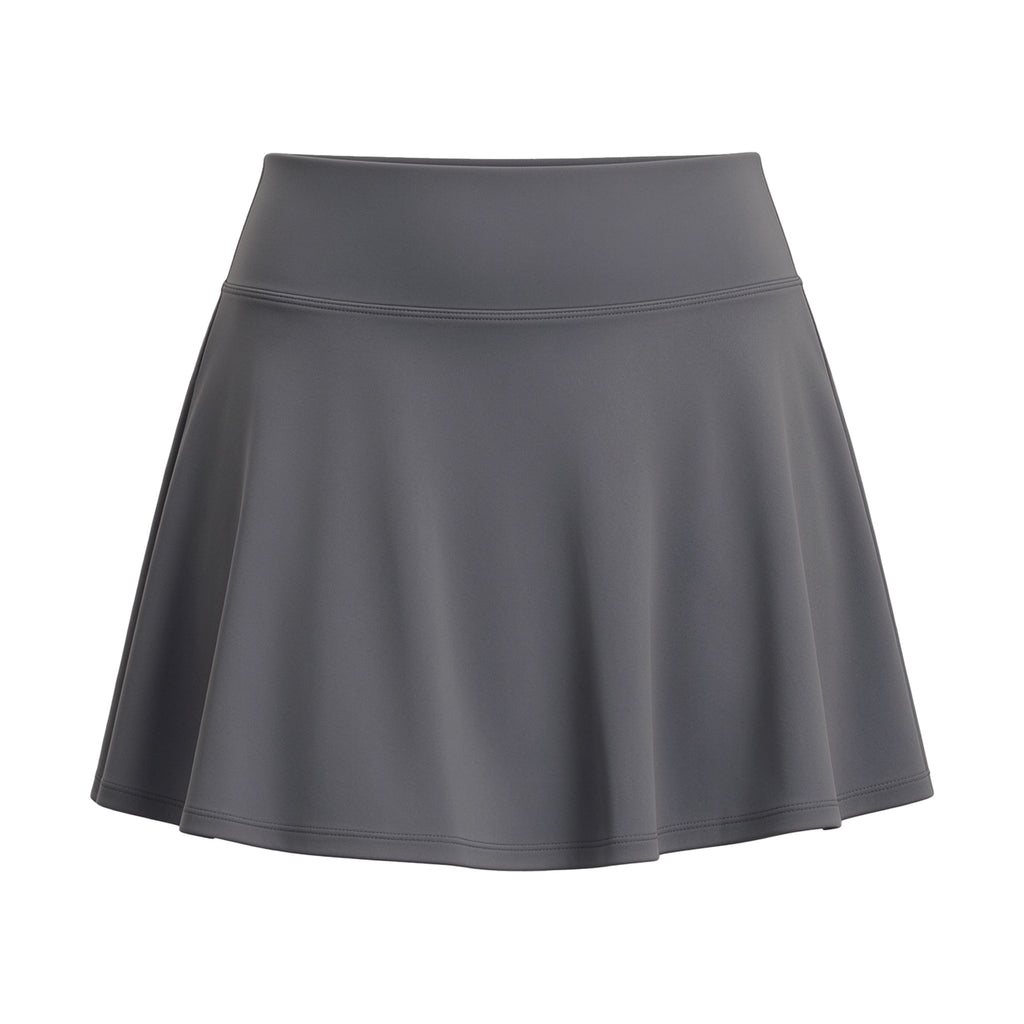 RAIDADA High Waist Athletic Skort, Flowy A-Line Workout Tennis Skirt For Women, Built-In Liner For Yoga Golf Running