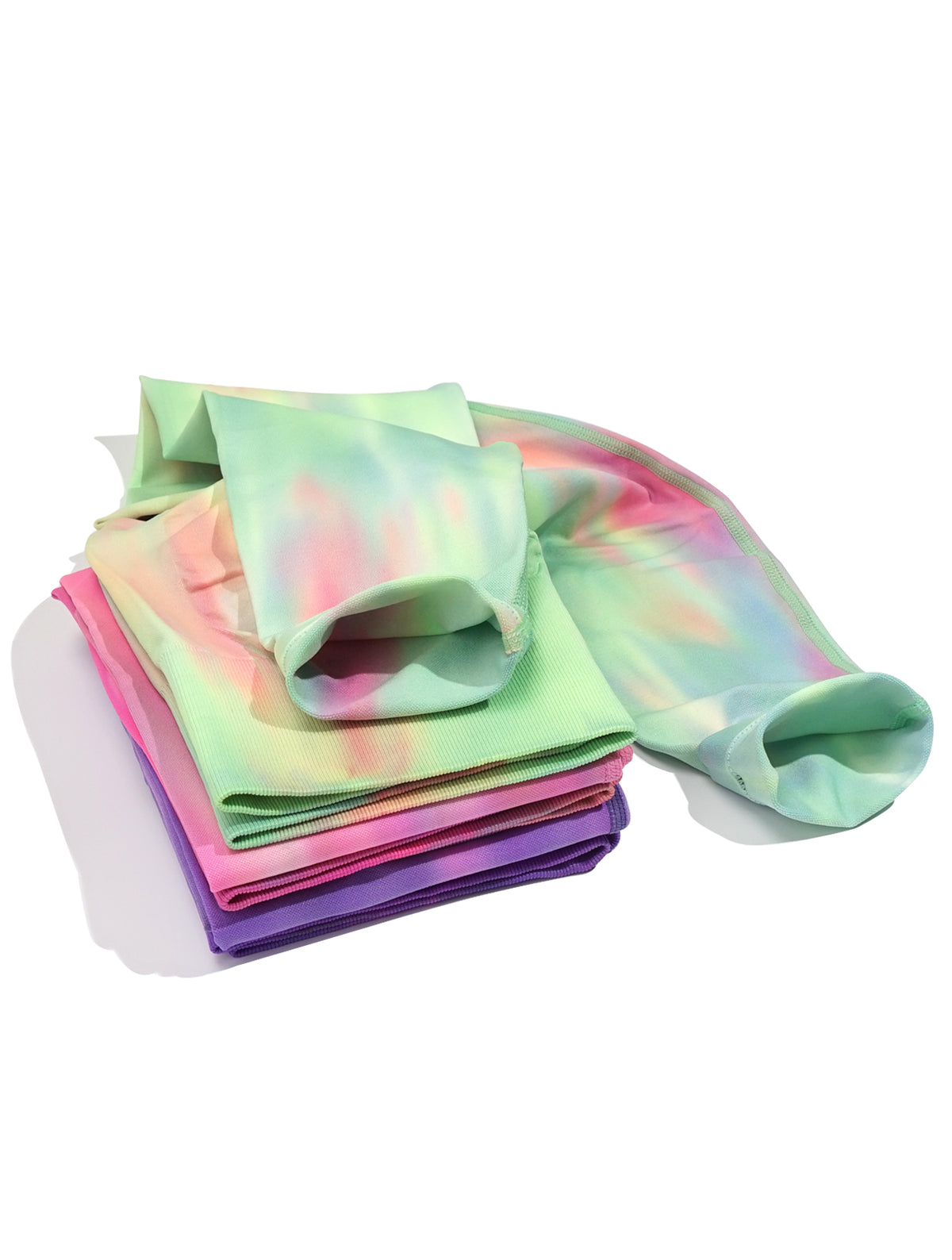 Shgiloo Seamless Tie Dye Yoga Leggings for Women - 3-Color Options High Waisted Scrunch Butt Lifting Gym Workout Pants