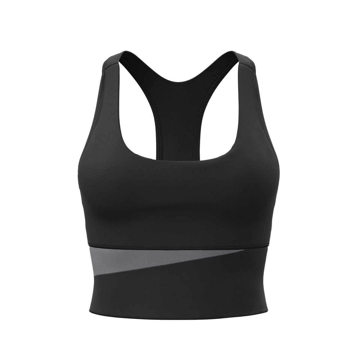 RAIDADA Color Block High Impact Sports Bra, Racerback Padded Workout Crop Top For Women, For Gym Yoga Running Training