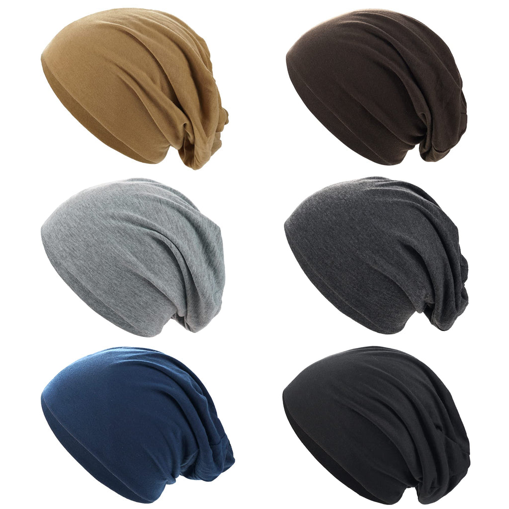 Higougou Slouchy Beanie for Women Men, Hip-Hop Soft Lightweight Running Hat