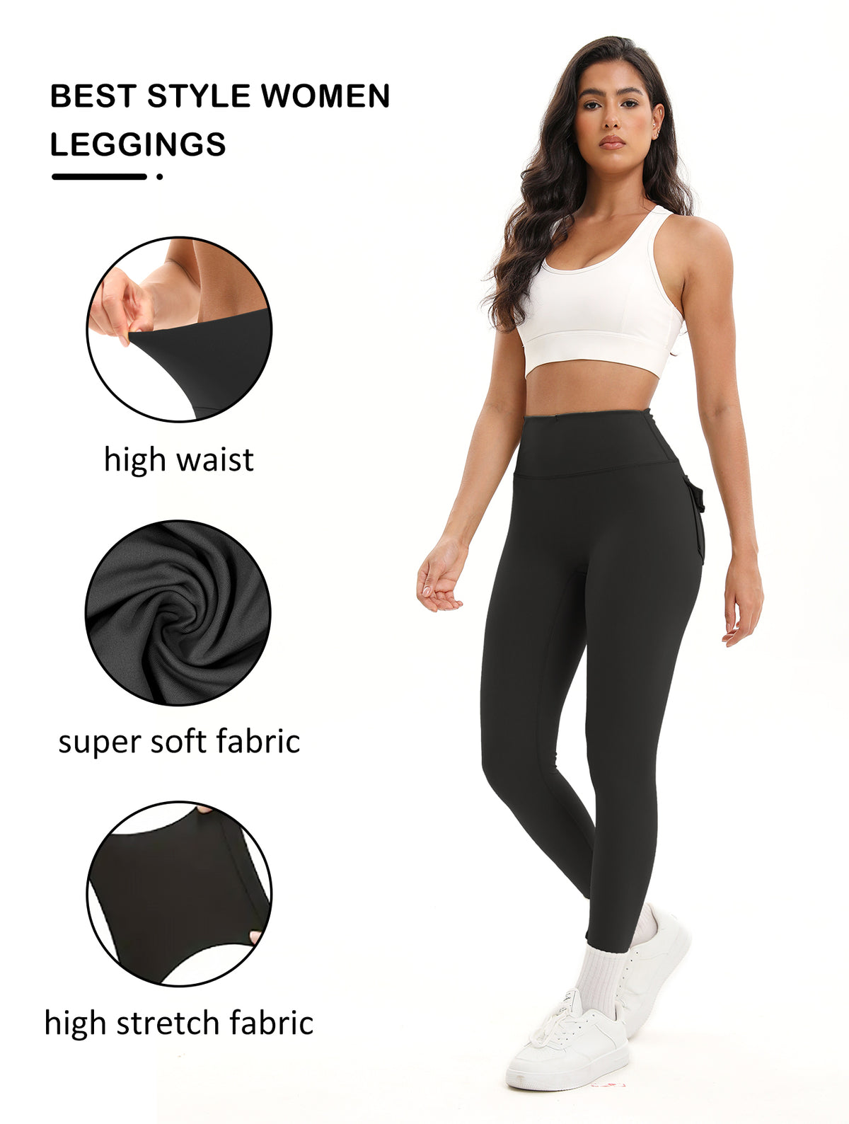 Shgiloo Workout Cargo Leggings with Pockets for Women Hidden Scrunch Butt Lifting Leggings Gym Yoga Pants